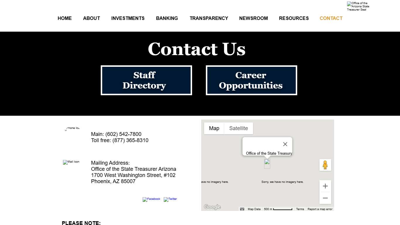 CONTACT | AZ Treasury Office